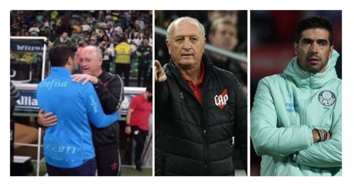 Luiz Felipe Scolari e Abel Ferreira