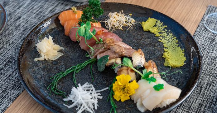 Sushi no SKY Bar Carvoeiro