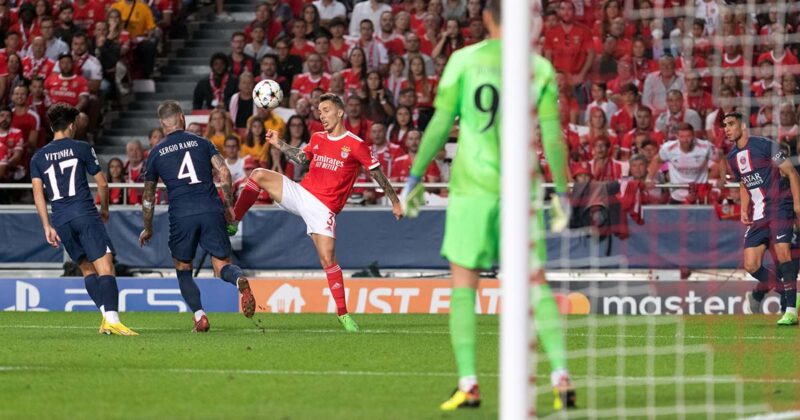 Benfica empatou com o PSG
