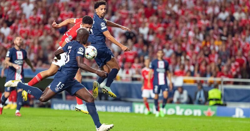Benfica empatou com o PSG