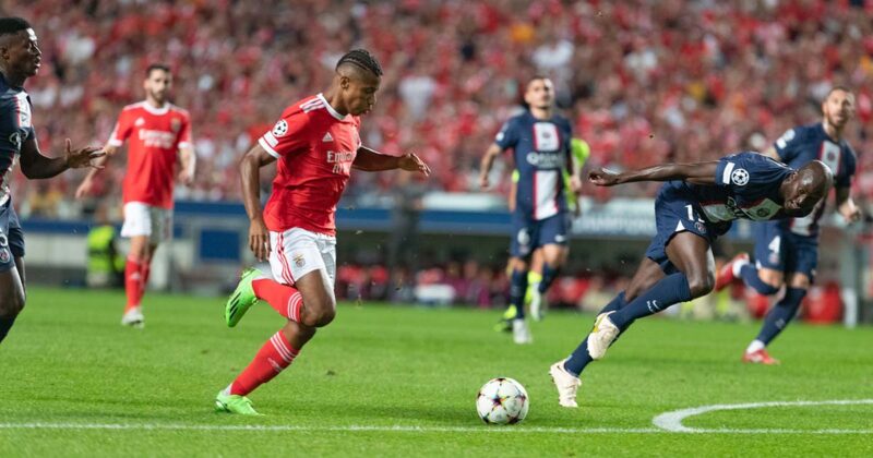 Benfica empatou com o PSG