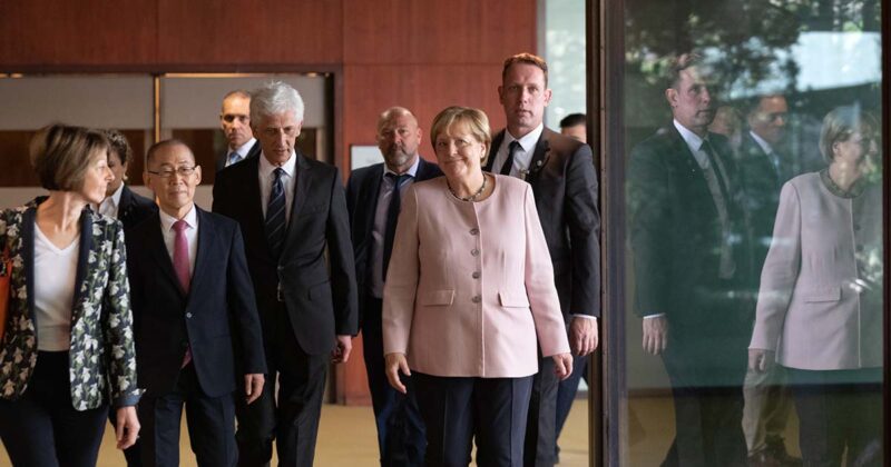 Angela Merkel no Pr&eacute;mio Gulbenkian para a Humanidade