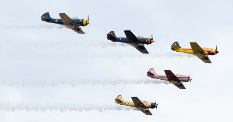 Acrobacias a&eacute;reas no Portugal Air Summit