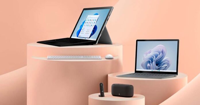 novos dispositivos Surface