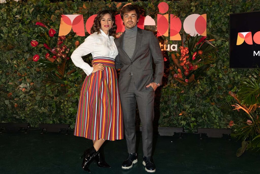 Claudia Vieira e Lourenço Ortigão