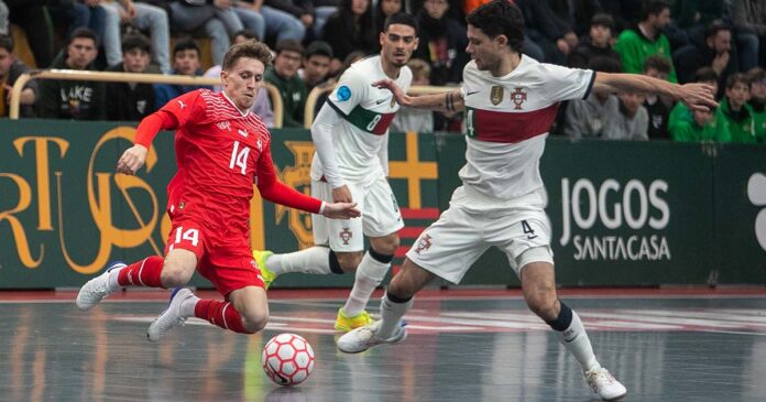 Portugal vs Suíça em Futsal Seleção de Futsal