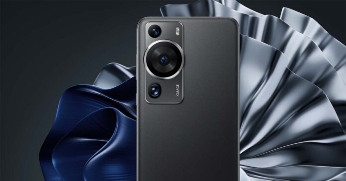 Huawei P60 Pro P60 Pro_Product_Creative KSP shot_Headquarter_花壁纸 16-9 (黑色)-20230316 Huawei P60 Pro