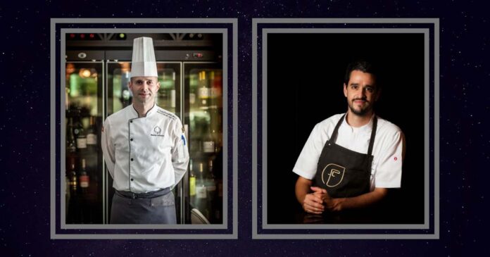 Chef Maurício Gonçalves e chef André Cruz