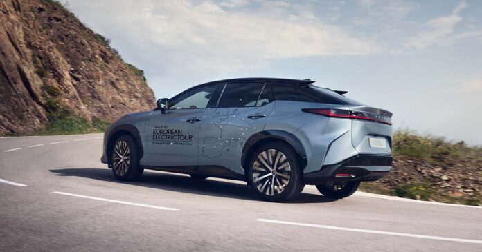 Lexus RZ European Electric Tour