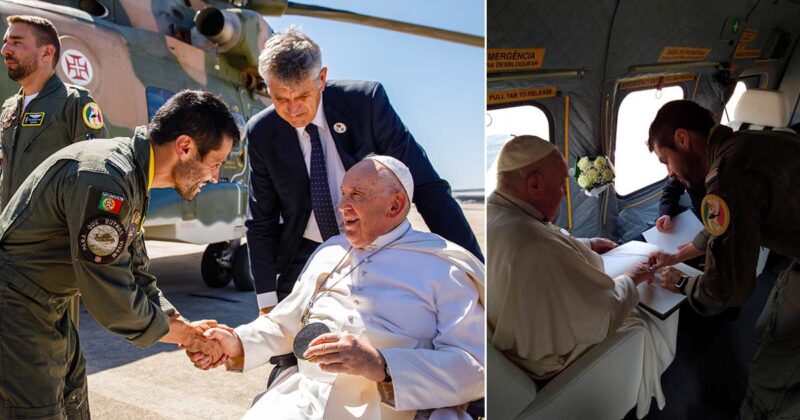 Papa Francisco For&ccedil;a A&eacute;rea