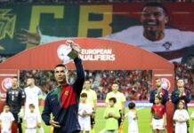 Cristiano Ronaldo e Seleção de Rugby homenageados no Portugal Eslováquia Cristiano Ronaldo Seleção Rugby