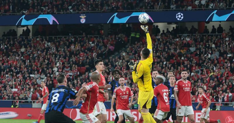 Benfica empatou frente Inter