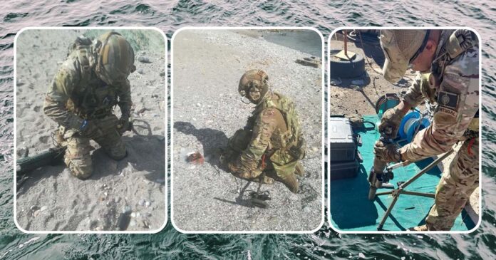 Mergulhadores da Marinha exercício internacional