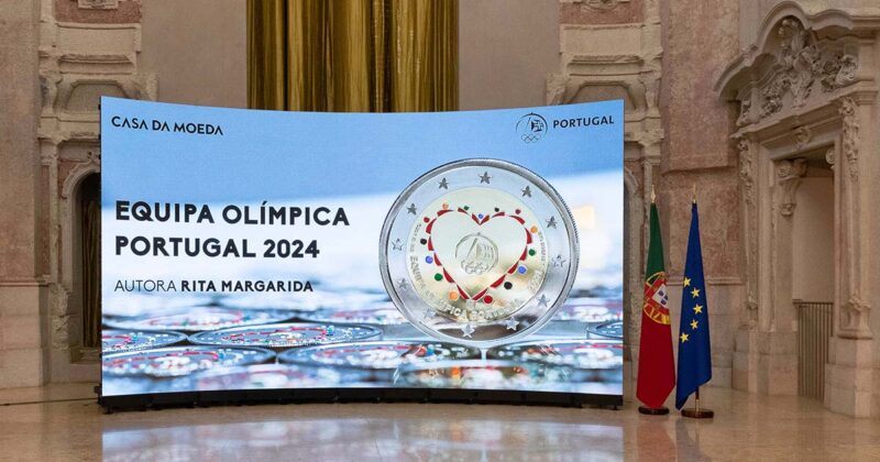 Moeda Equipa Ol&iacute;mpica Portugal