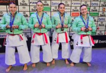 Equipa portuguesa feminina de kata conquista a Medalha de Prata no Campeonato do Mundo Kata Medalha de Prata