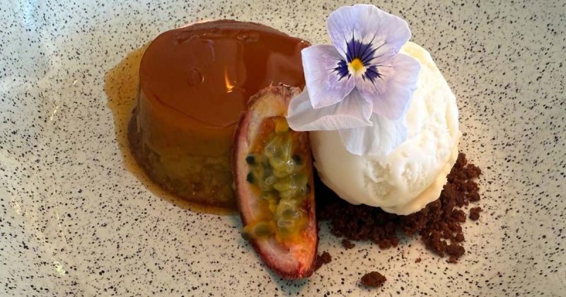 flan de ch&aacute; Gorreana