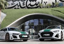 Audi RS7 reforça frota de luxo da Polícia do Dubai Audi RS7 Dubai