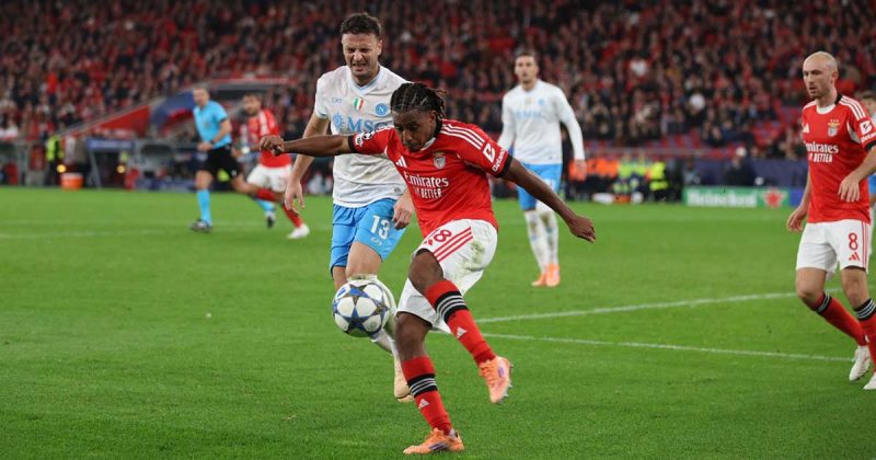 Benfica N&aacute;poles Liga dos Campe&otilde;es