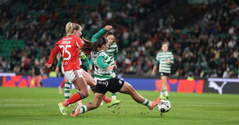 D&eacute;rbi Feminino Sporting Benfica