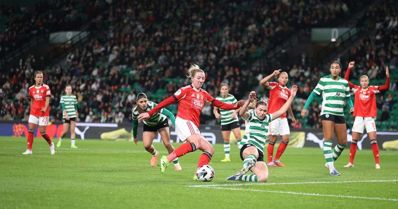 D&eacute;rbi Feminino Sporting Benfica