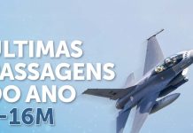 F-16M efetuam últimas passagens de 2025: Voos de fim de ano sobrevoam Portugal e assinalam passagem de ano Voos de Fim de Ano