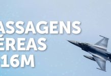 Caças F-16M da Força Aérea desejam Bom Natal a partir dos céus de Portugal caças F-16M