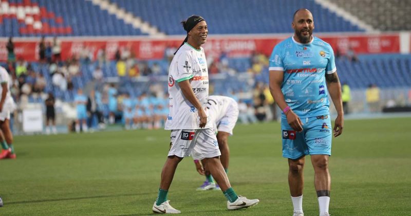 Jogo solid&aacute;rio Ronaldinho Ga&uacute;cho
