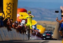 Alexis Guérin vence na Torre e veste de Amarelo na 4.ª etapa da Volta a Portugal Alexis Guérin na chegada à Torre na 4.ª etapa da Volta a Portugal