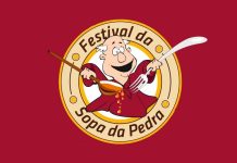 Festival da Sopa da Pedra prepara em Almeirim 12.500 doses para cinco dias de gastronomia Logótipo do Festival da Sopa da Pedra em Almeirim