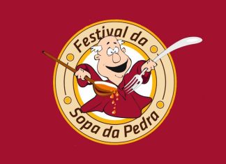 Festival da Sopa da Pedra prepara em Almeirim 12.500 doses para cinco dias de gastronomia Logótipo do Festival da Sopa da Pedra em Almeirim