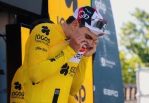 Rui Oliveira veste de Amarelo na 1.ª etapa da Volta a Portugal, ganha por Francisco Campos Rui Oliveira enverga a Camisola Amarela da Volta a Portugal após a 1.ª etapa