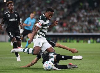 Sporting venceu o Guimarães por 3-2 num jogo de grande tensão em Alvalade Sporting venceu o Guimarães num lance disputado em Alvalade