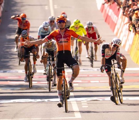 Xabier Isasa vence no Douro e Guérin resiste de Amarelo na 6.ª etapa da Volta a Portugal Xabier Isasa corta a meta e vence a 6.ª etapa da Volta a Portugal