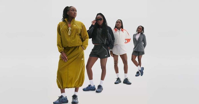 New Balance 983 entre running e lifestyle Sapatilhas de running New Balance 983 usadas em quatro looks de lifestyle