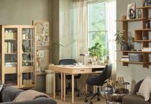 Novidades JYSK cruzam organização, conforto e tendências de decoração Escritório em casa com a secretária MARSTRAND e outras novidades JYSK.