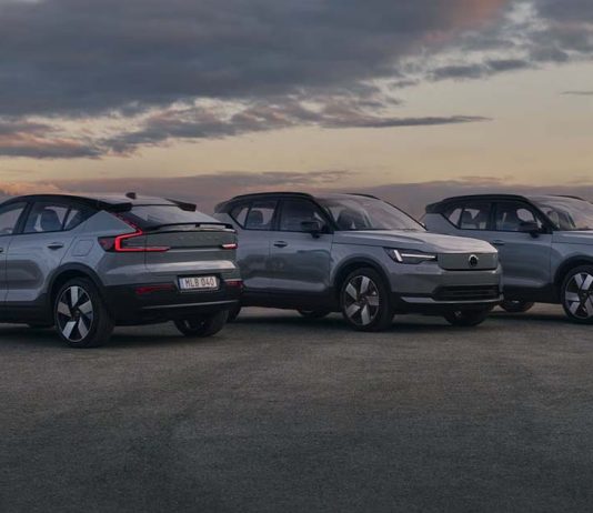 Novos Volvo XC40, EX40 e EC40 ganham tecnologia, segurança e inteligência artificial Novos Volvo XC40, EX40 e EC40 apresentados em conjunto